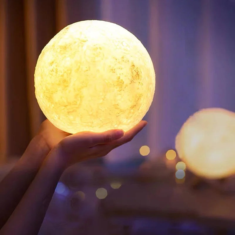 Lune Magique - Lampe LED 3D