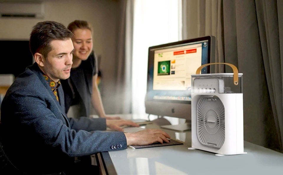 Appareil 3-en-1 : Ventilateur, Brumisateur, et Humidificateur d'Air